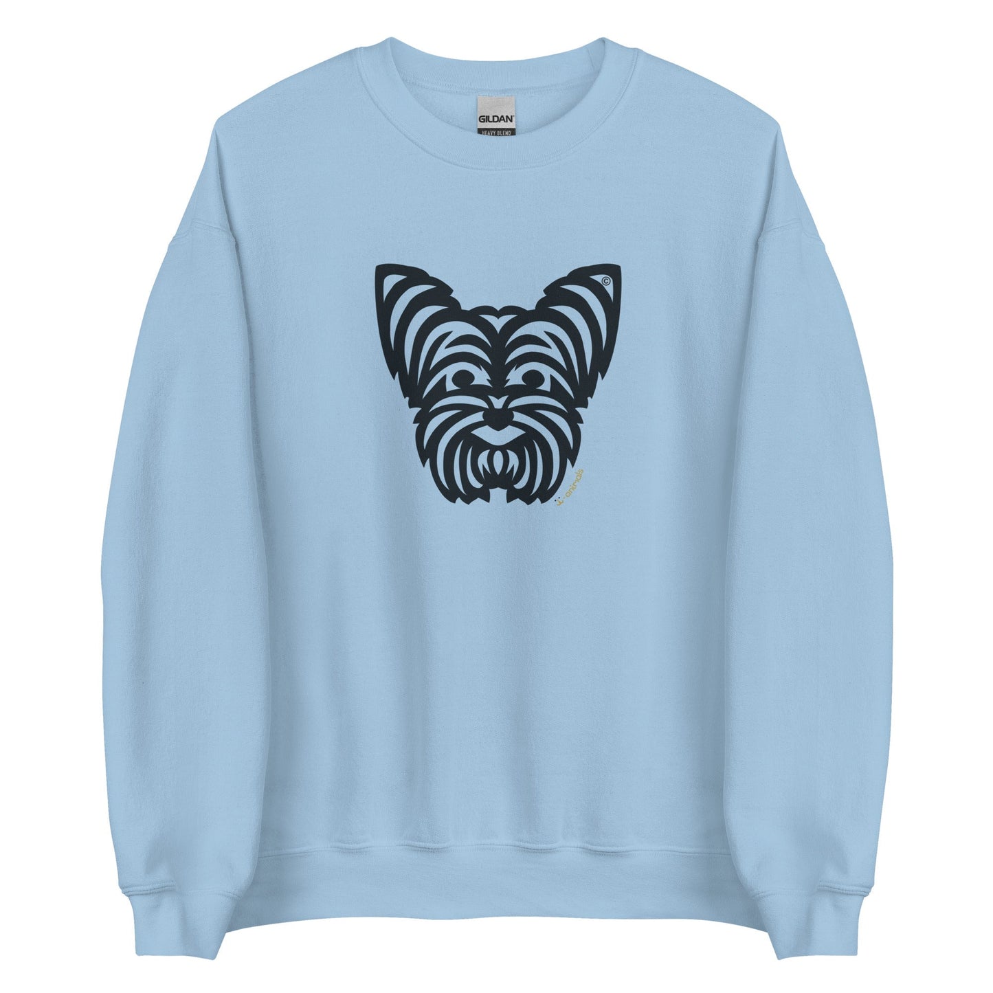 Moletom unissex - Yorkshire - Tribal - Cores Claras i-animals