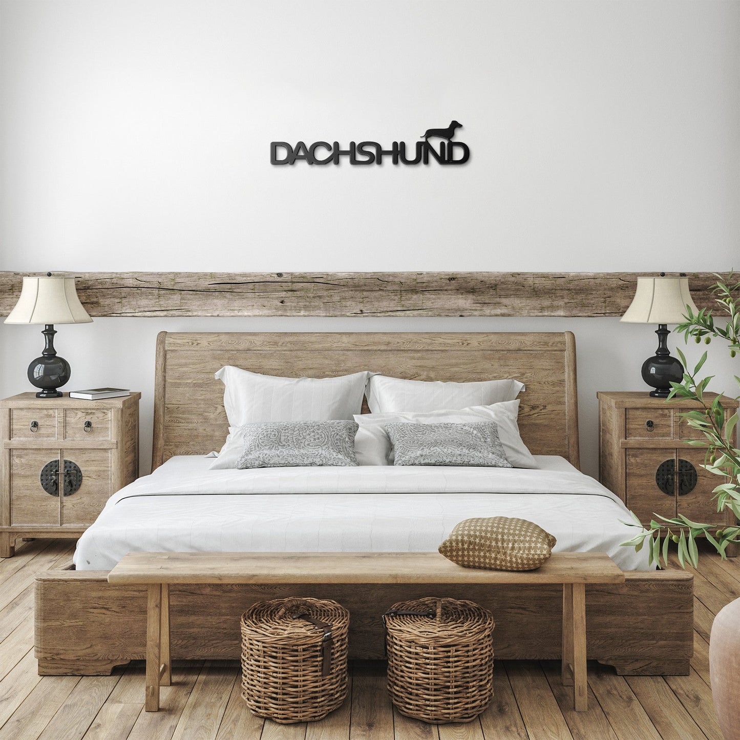Placa de metal Dachshund - Identidade i-animals