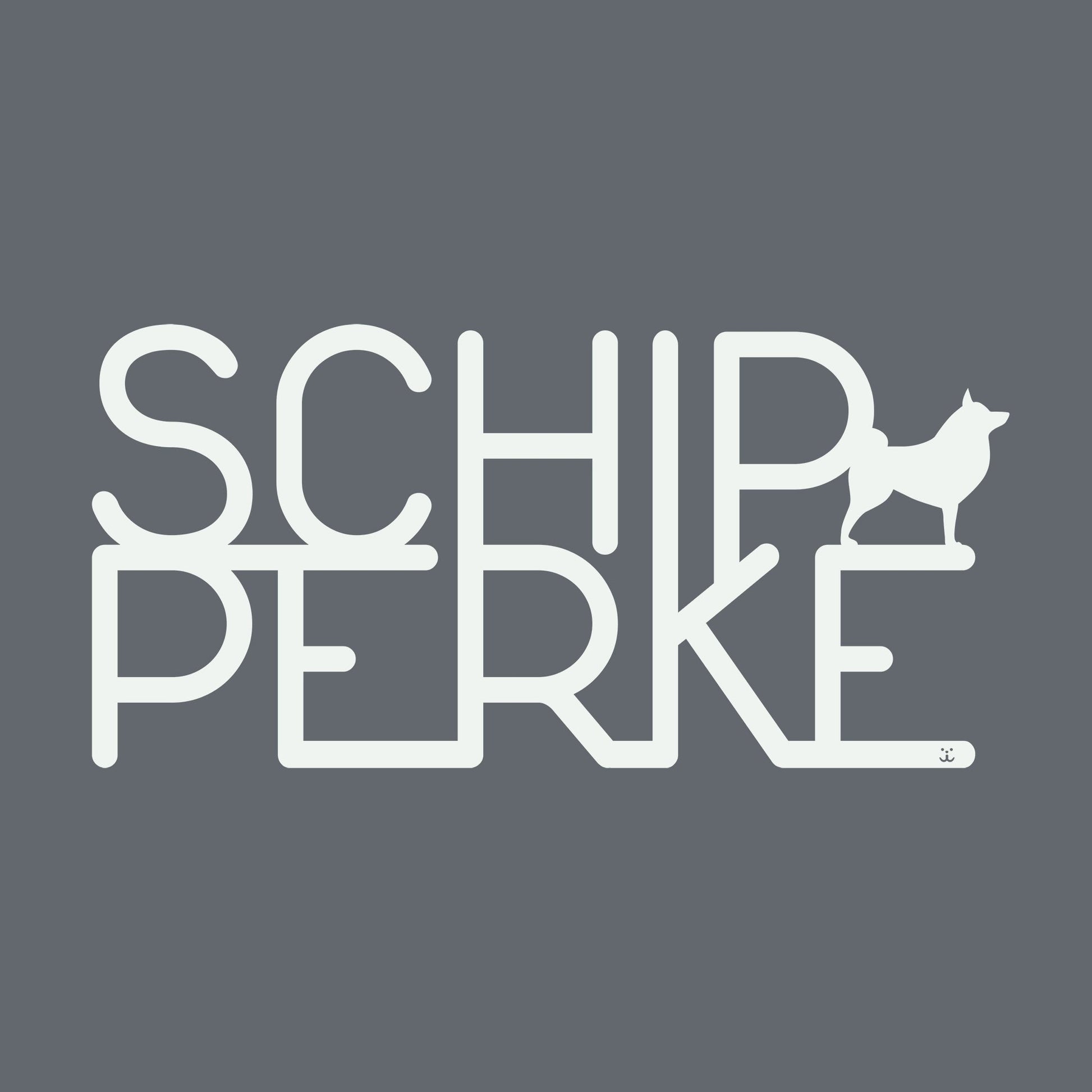 Placa de metal Schipperke - Identidade i-animals