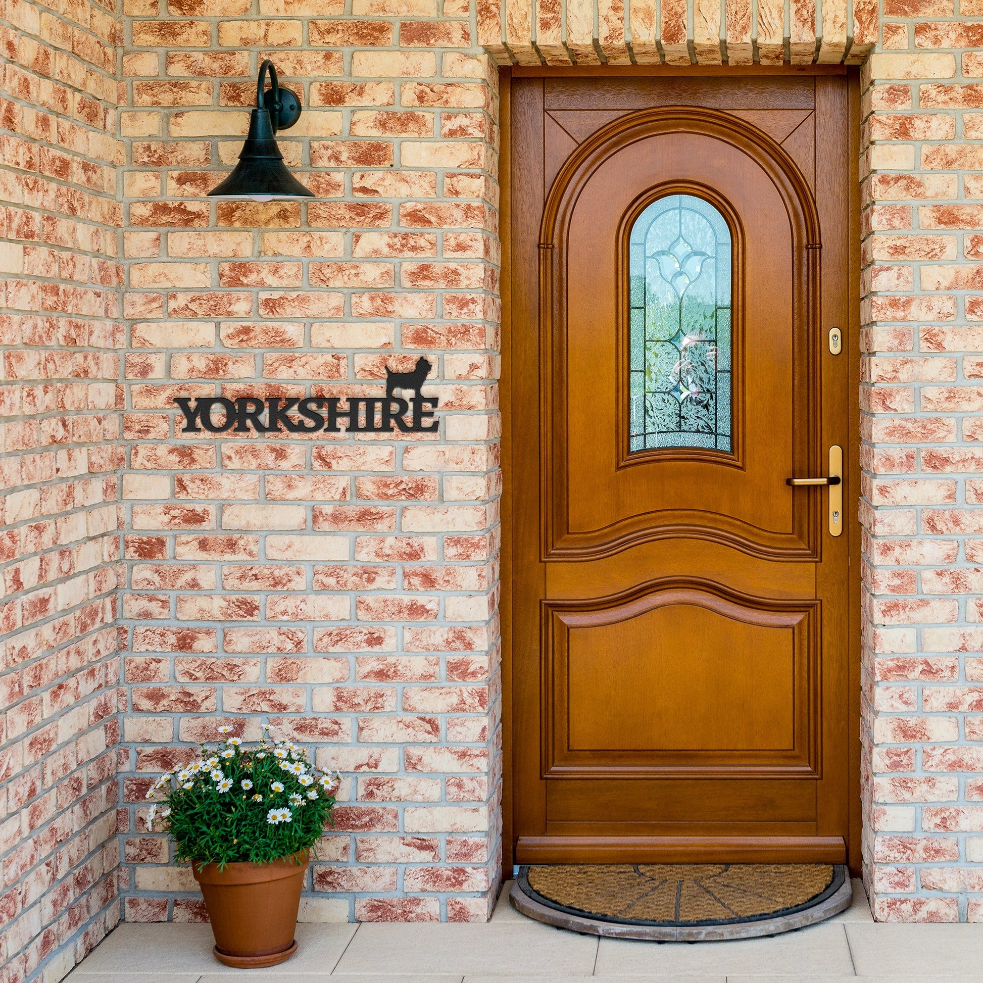 Placa de metal Yorkshire - Identidade i-animals