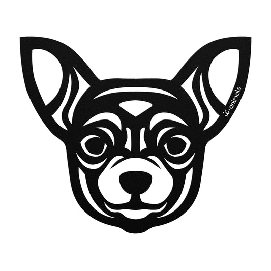Chihuahua Cut Metal - Tribal