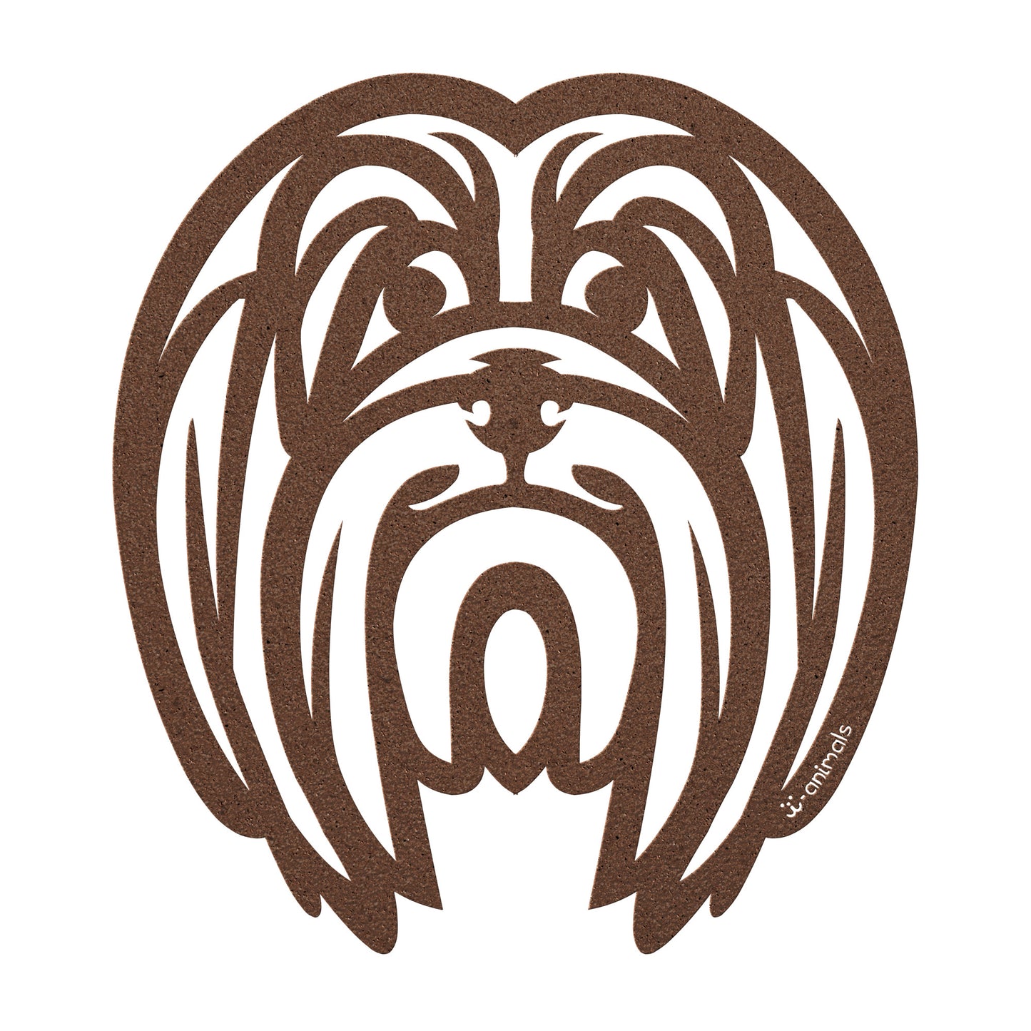 Lhasa Apso Cut Metal - Tribal