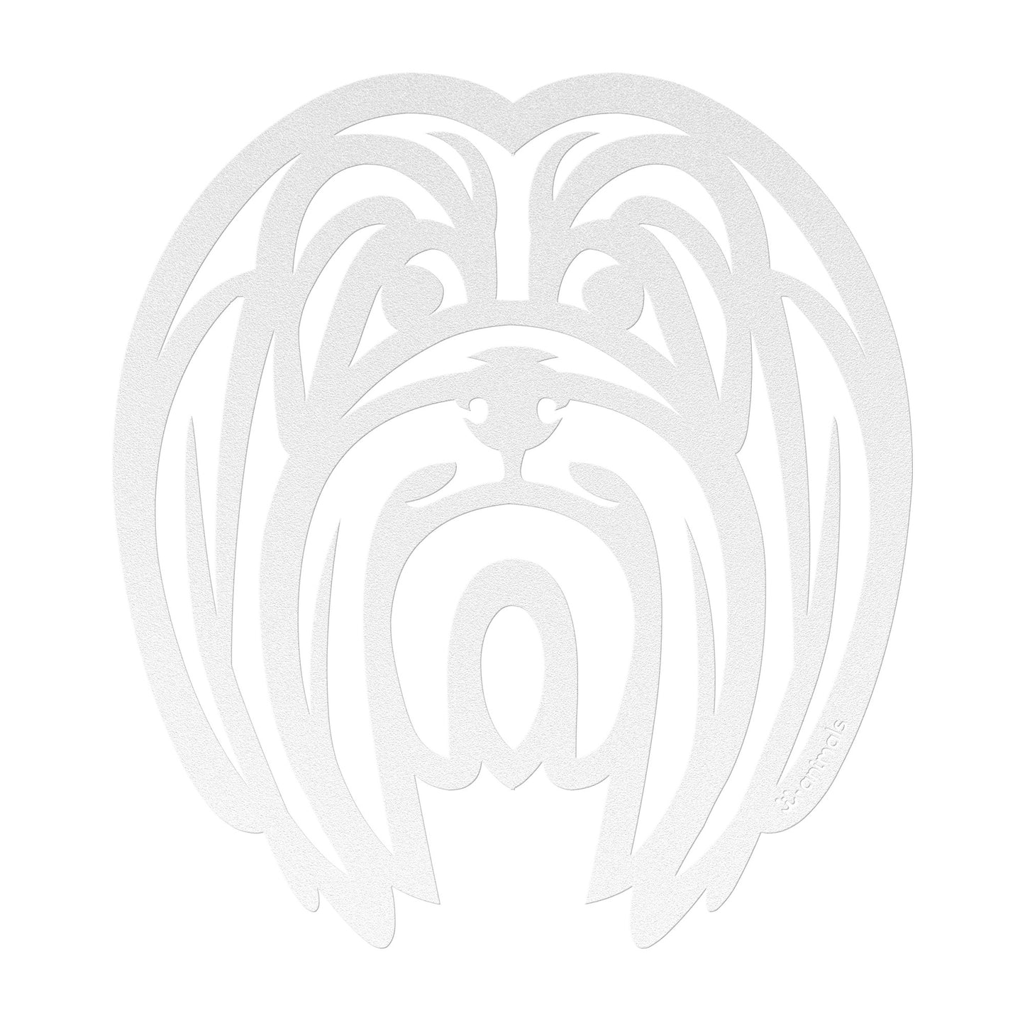 Lhasa Apso Cut Metal - Tribal