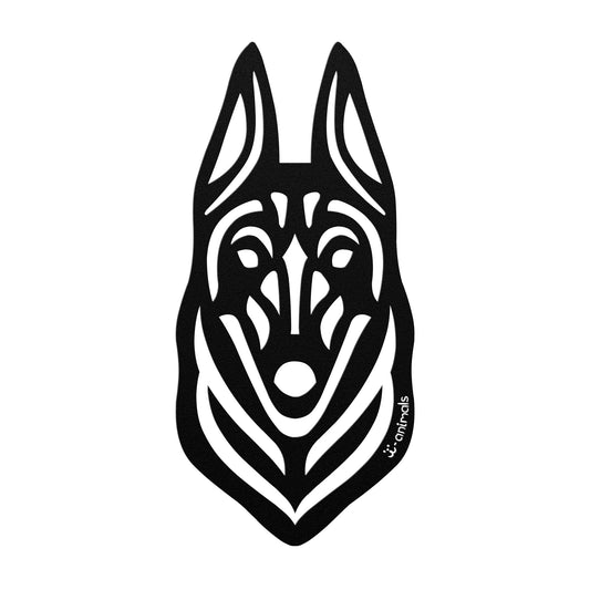 Malinois Cut Metal - Tribal