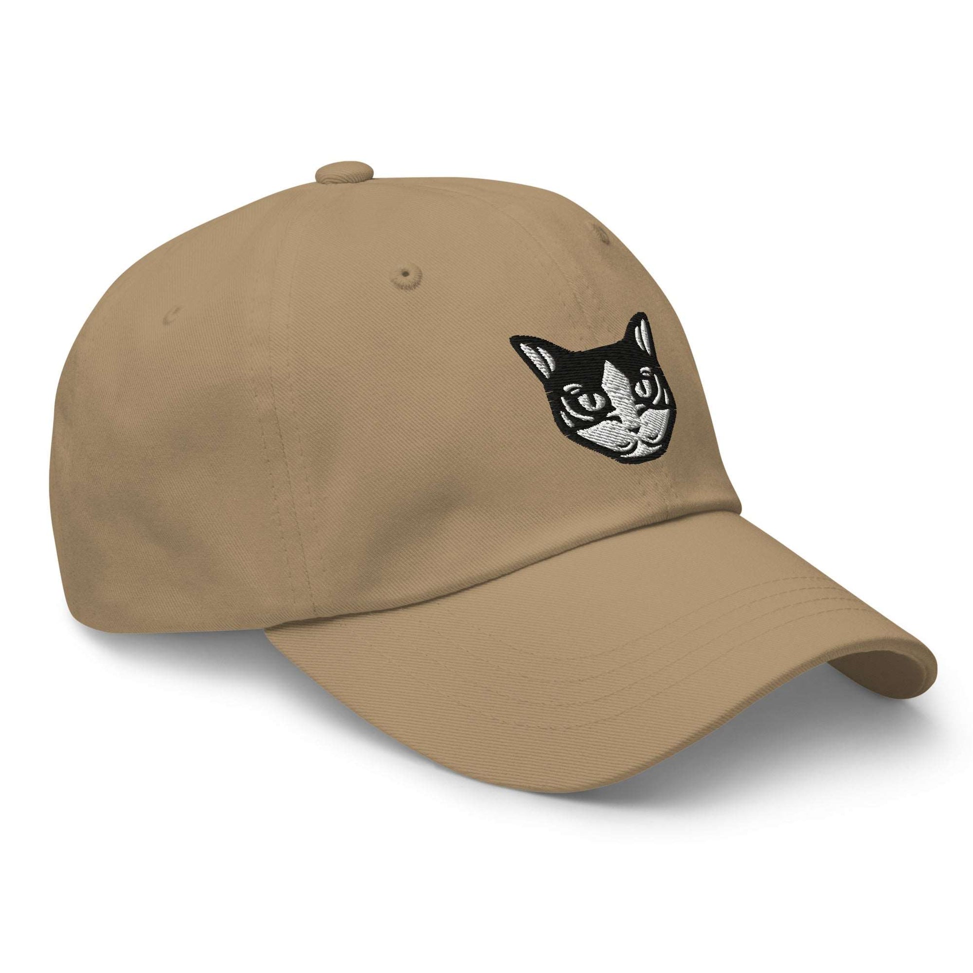 Classic hat - Black and White Cat - Tribal - Light Colors