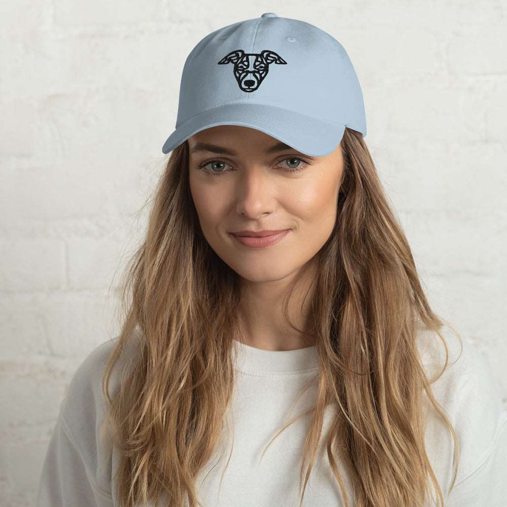 Boné Clássico Whippet - Tribal - Cores Claras - i-animals