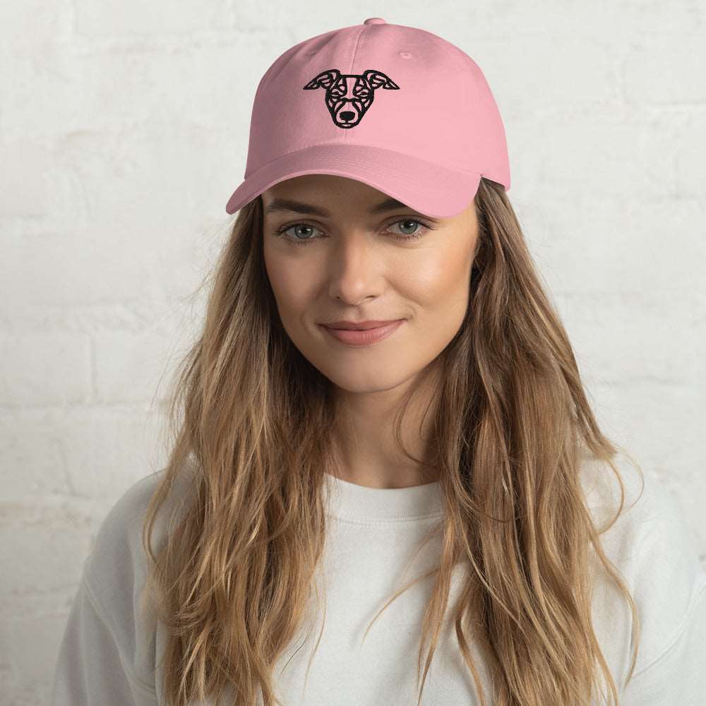 Boné Clássico Whippet - Tribal - Cores Claras - i-animals