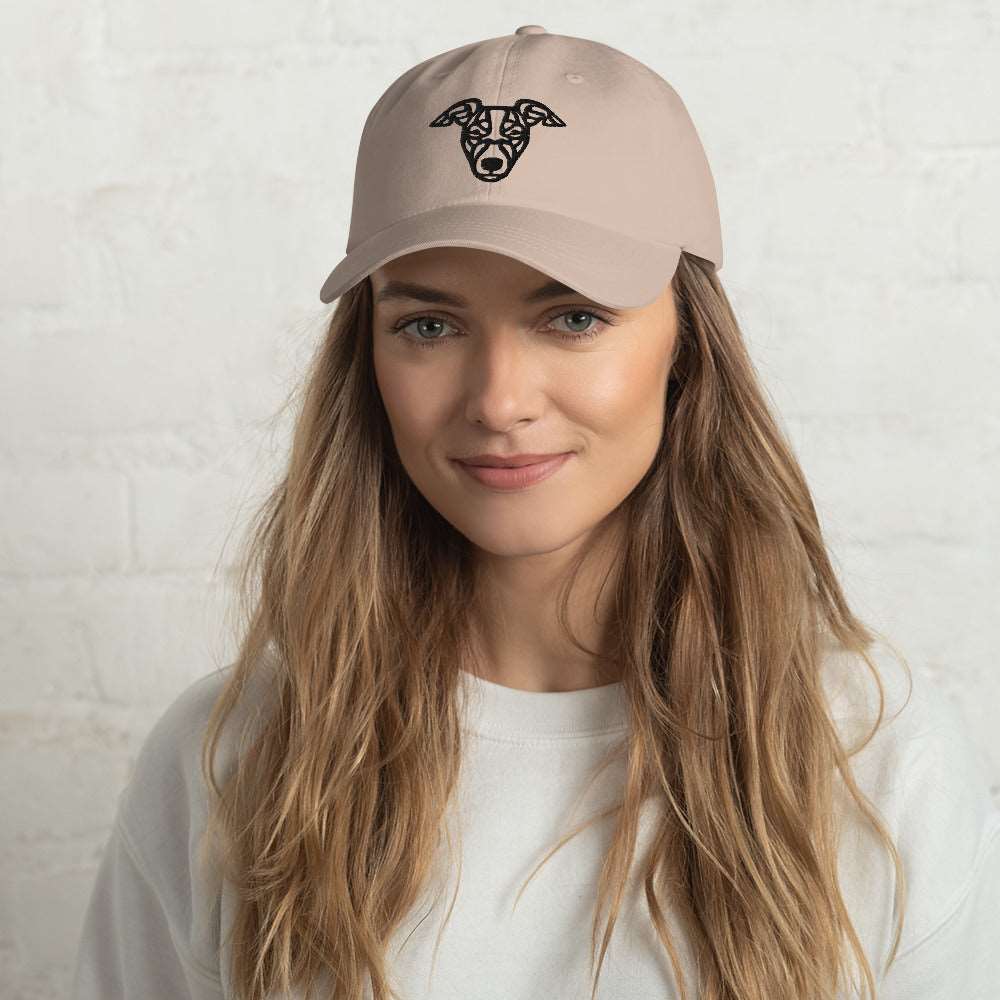 Boné Clássico Whippet - Tribal - Cores Claras - i-animals