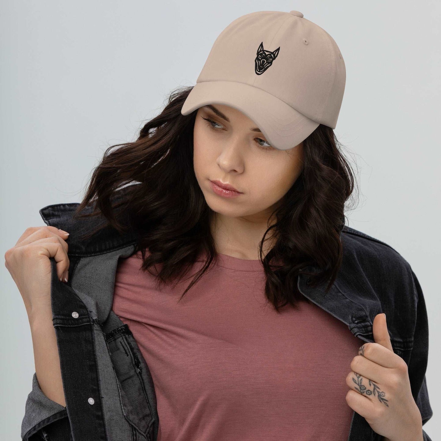 Classic hat - Doberman - Tribal - Light Colors
