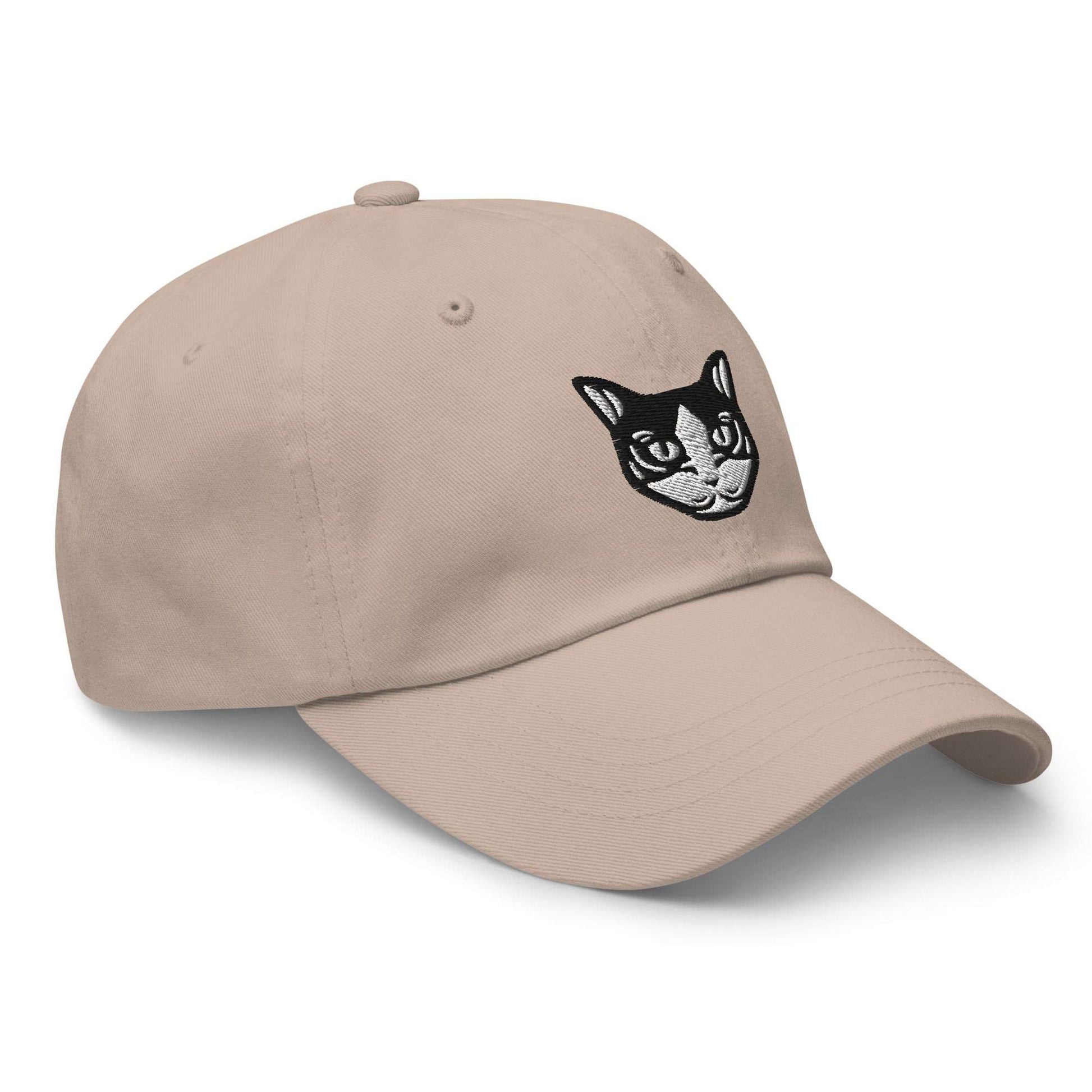 Classic hat - Black and White Cat - Tribal - Light Colors