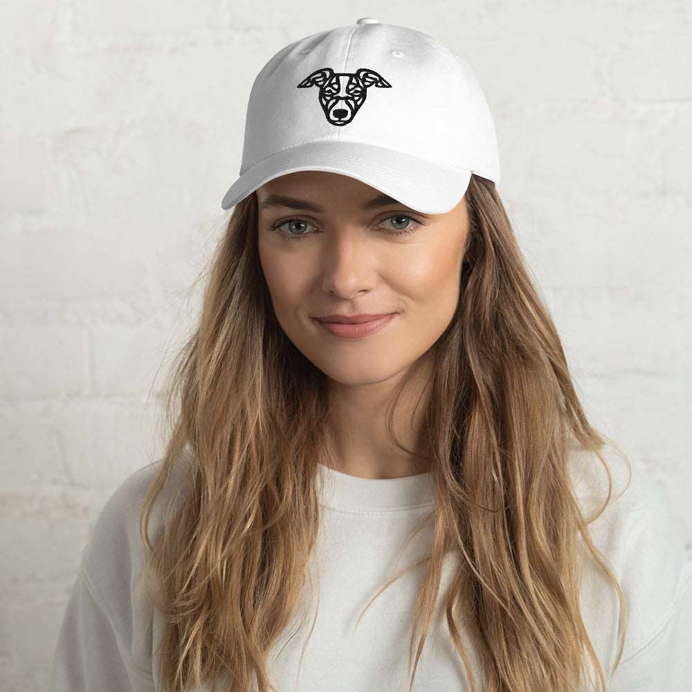 Boné Clássico Whippet - Tribal - Cores Claras - i-animals