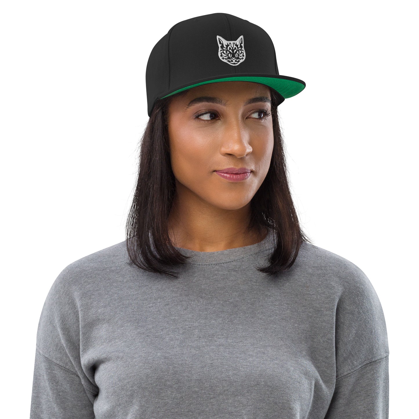Boné Snapback Gato Tigrado - Tribal - i-animals