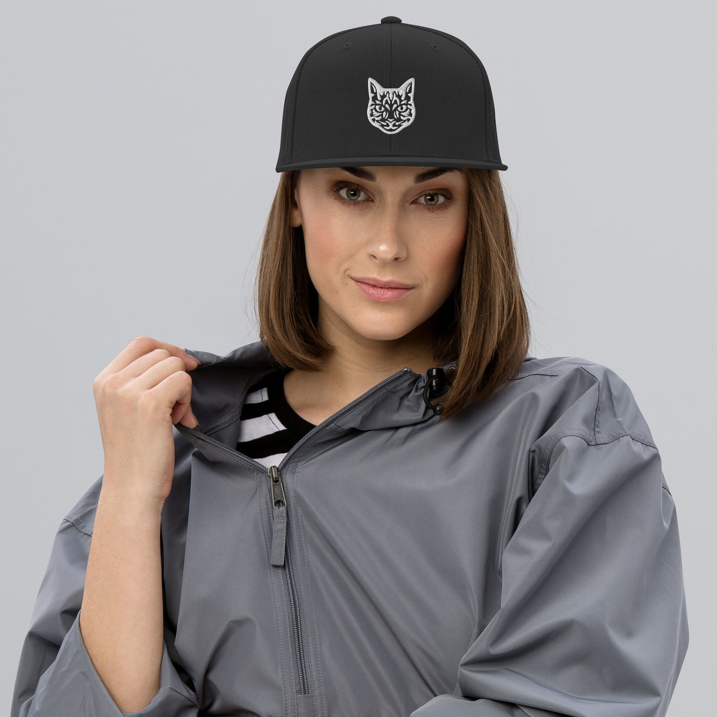 Boné Snapback Gato Tigrado - Tribal - i-animals