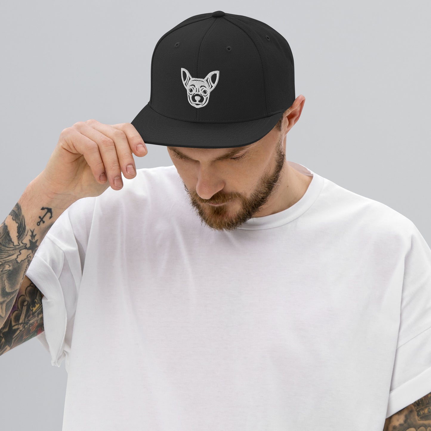 Boné Snapback Chihuahua - Tribal - i-animals