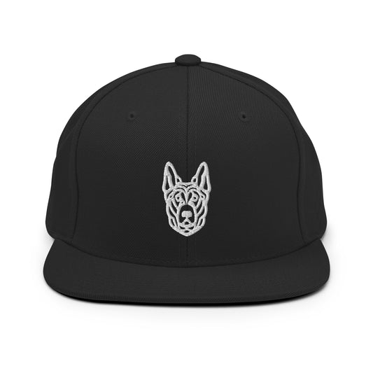 German Shepherd Snapback Cap - Tribal