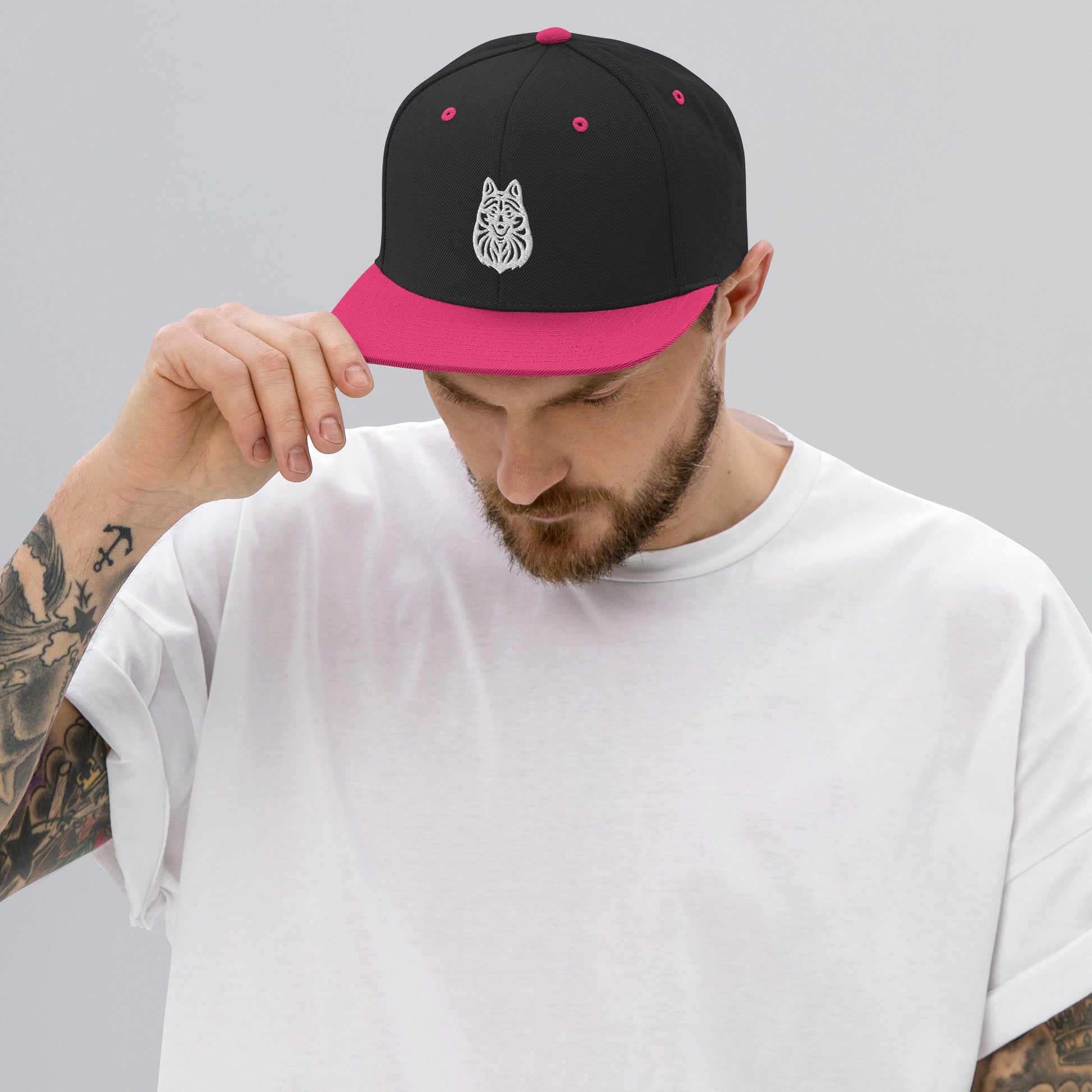 Boné Snapback Schipperke - Tribal - i-animals