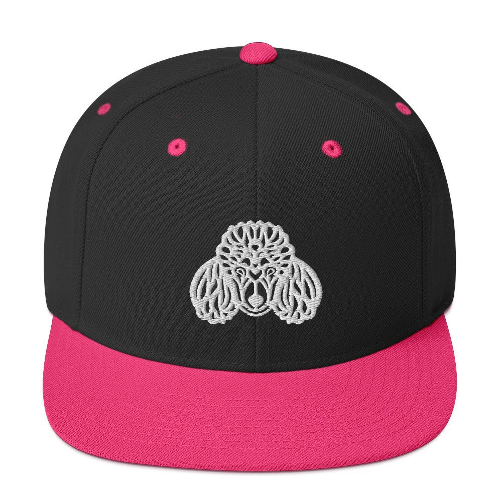 Boné Snapback Poodle - Tribal - i-animals