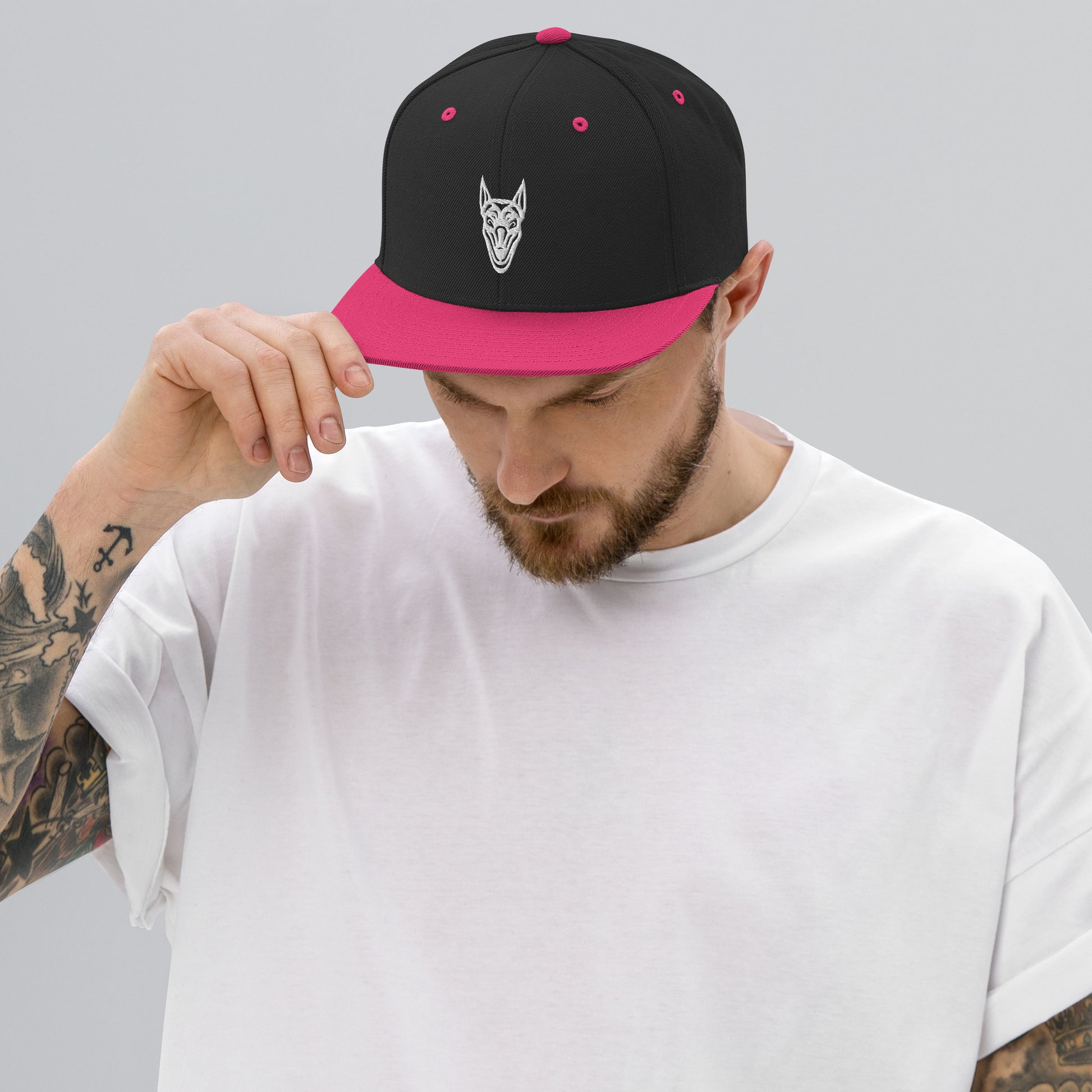 Boné Snapback Doberman - Tribal - i-animals