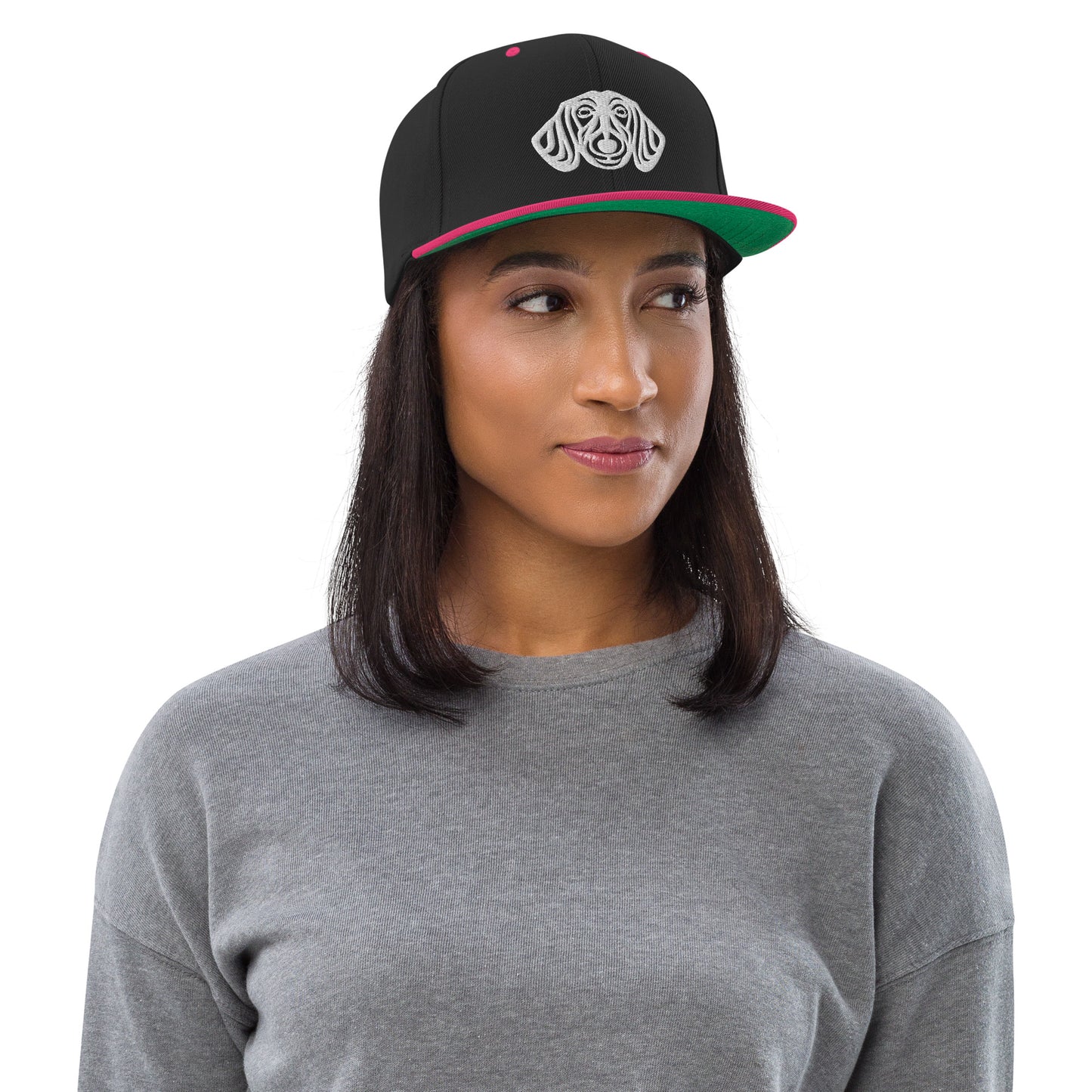 Boné Snapback Dachshund - Tribal - i-animals