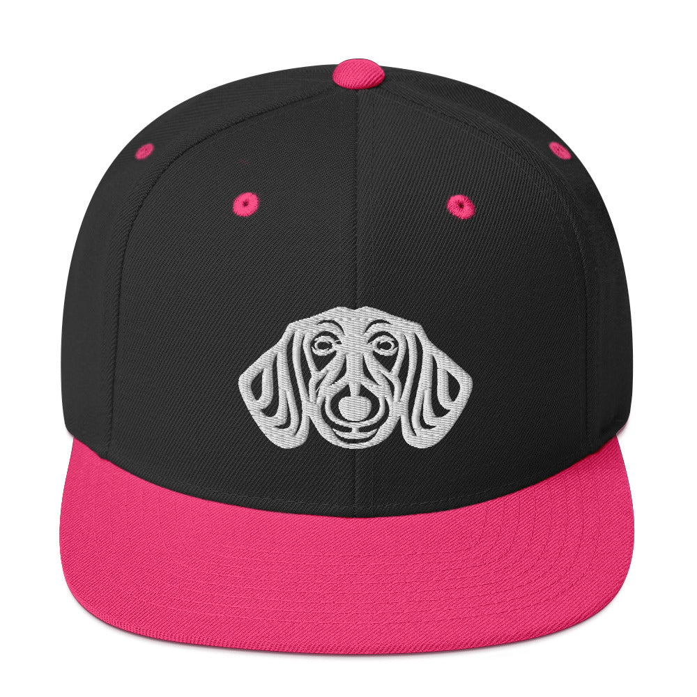 Boné Snapback Dachshund - Tribal - i-animals
