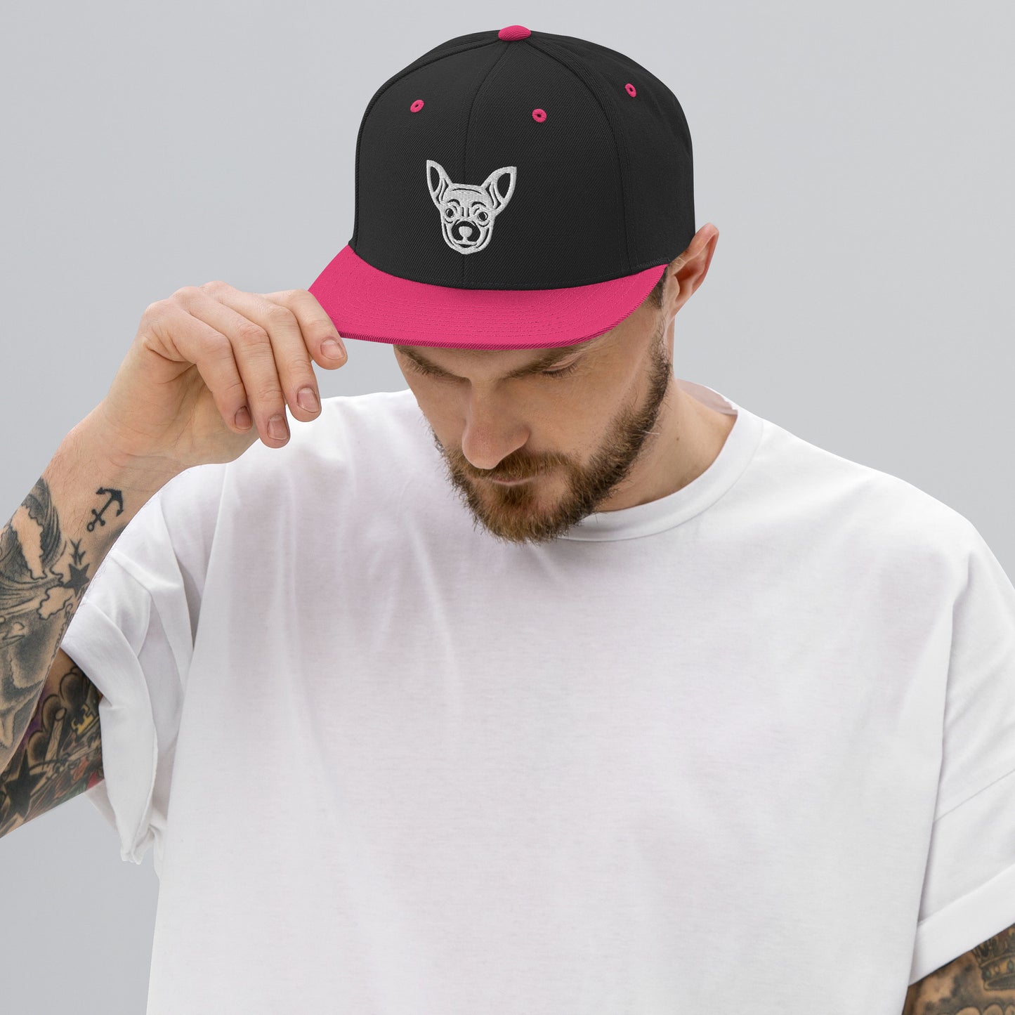 Boné Snapback Chihuahua - Tribal - i-animals
