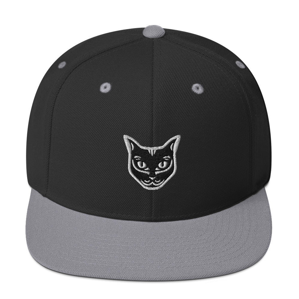 Boné Snapback Gato Preto - Tribal - i-animals