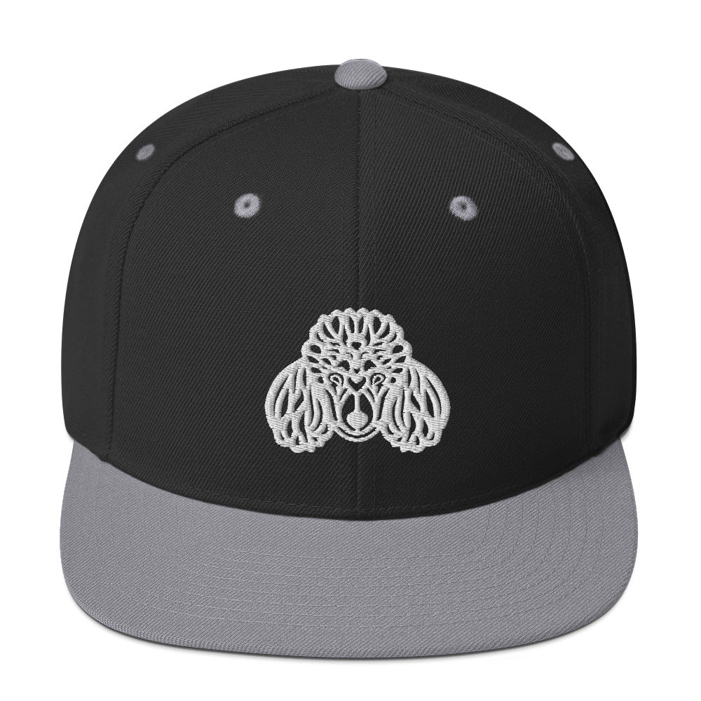 Boné Snapback Poodle - Tribal - i-animals