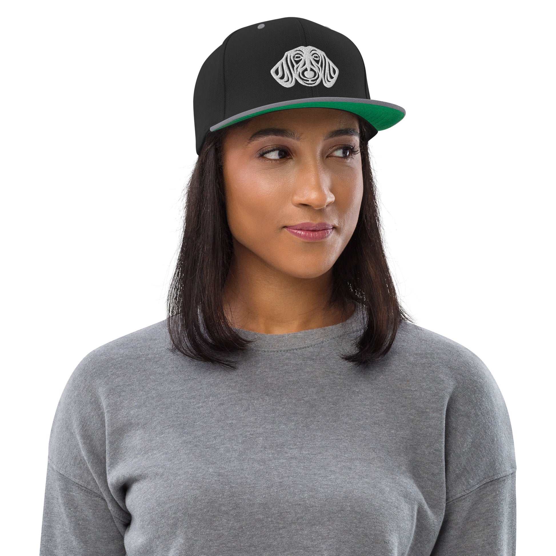 Boné Snapback Dachshund - Tribal - i-animals