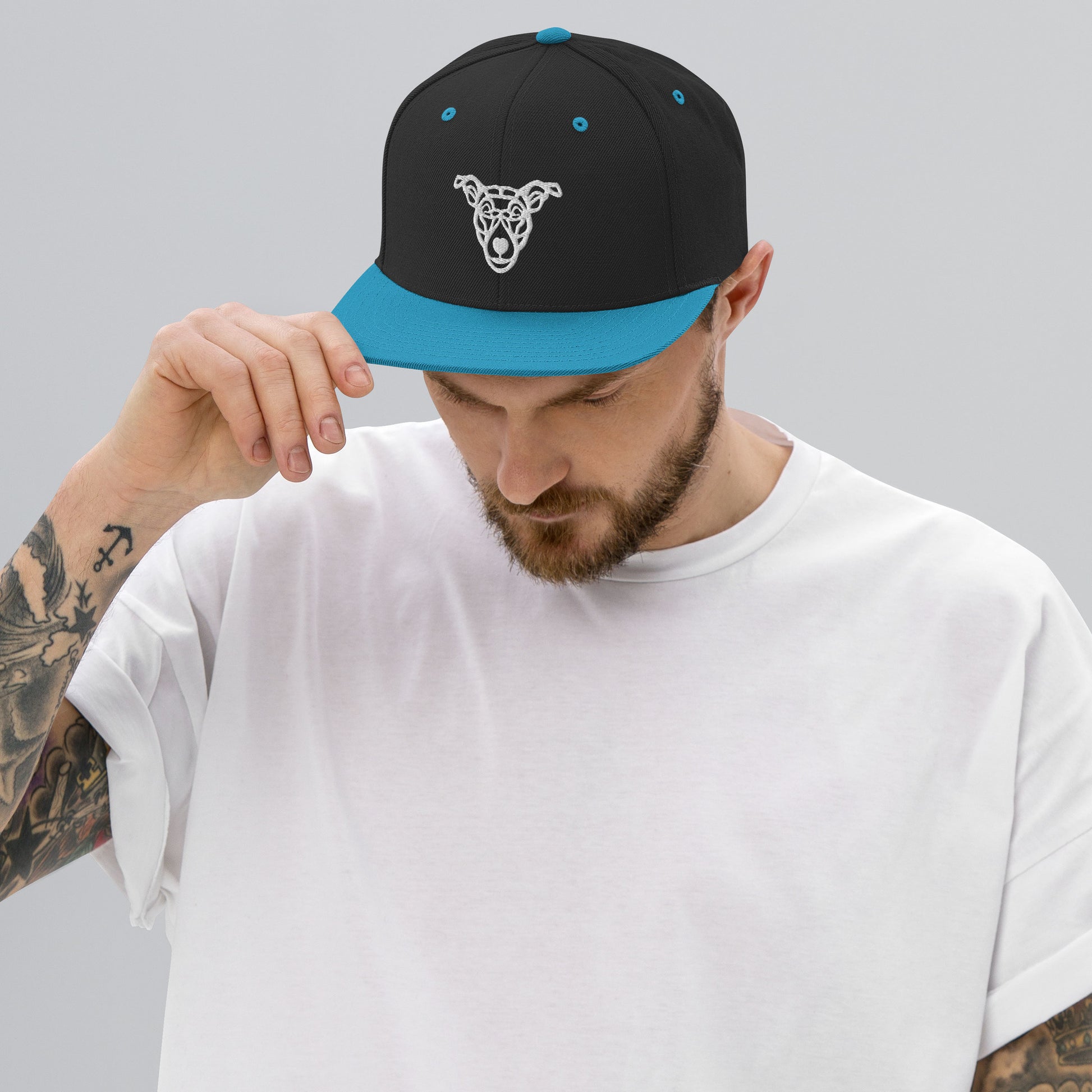 Boné Snapback “cão vira-lata” - Tribal - i-animals
