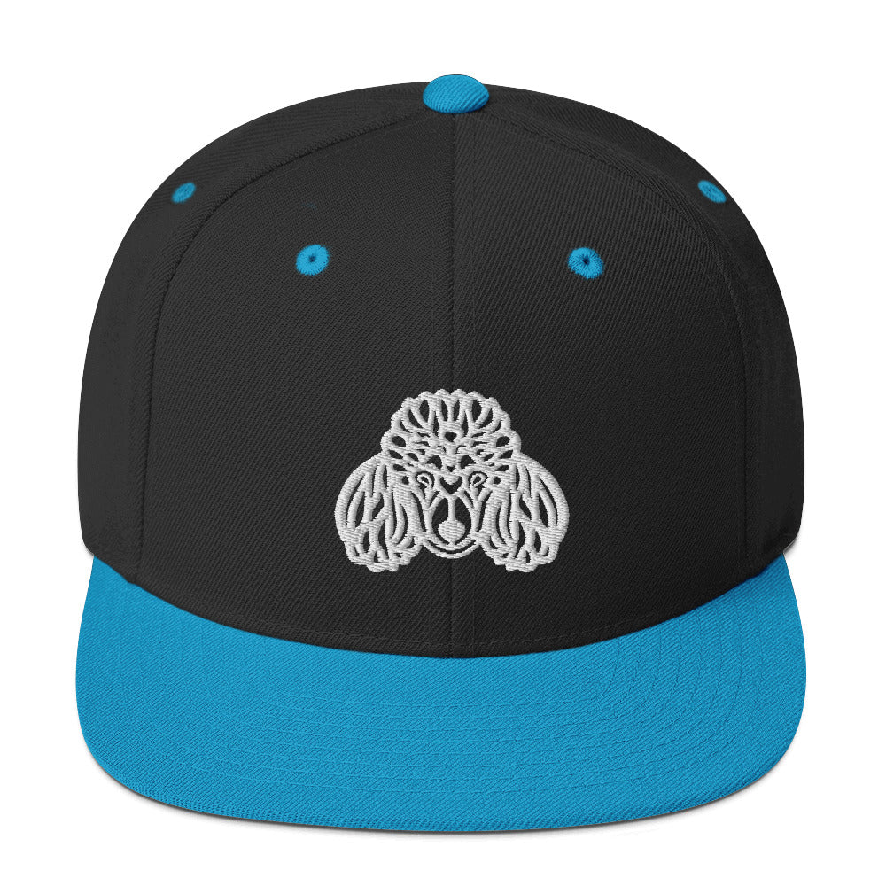 Boné Snapback Poodle - Tribal - i-animals