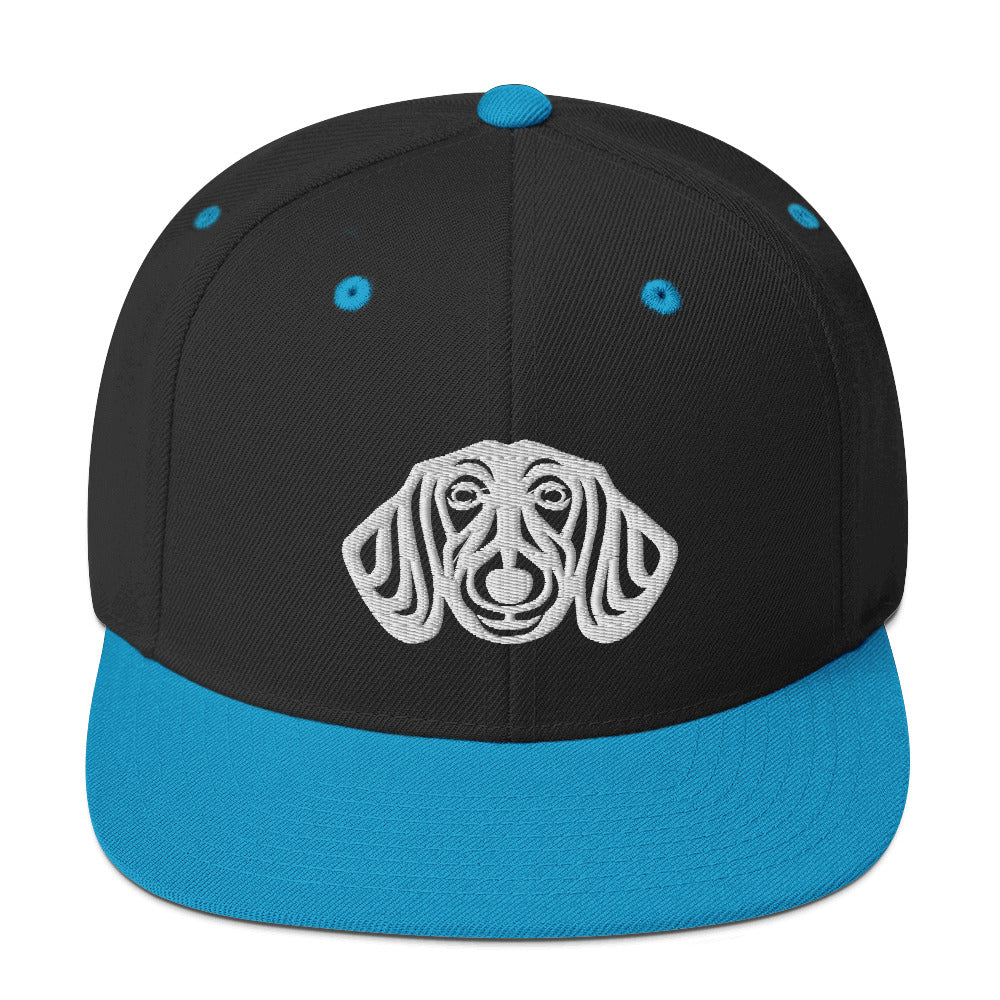 Boné Snapback Dachshund - Tribal - i-animals
