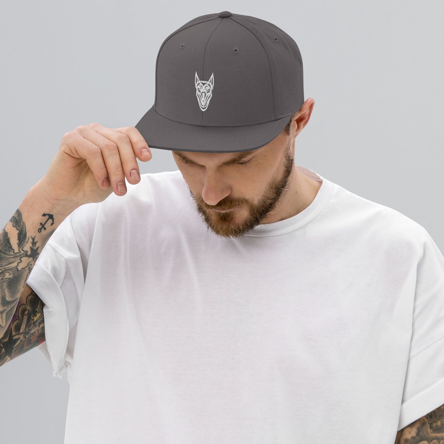 Boné Snapback Doberman - Tribal - i-animals