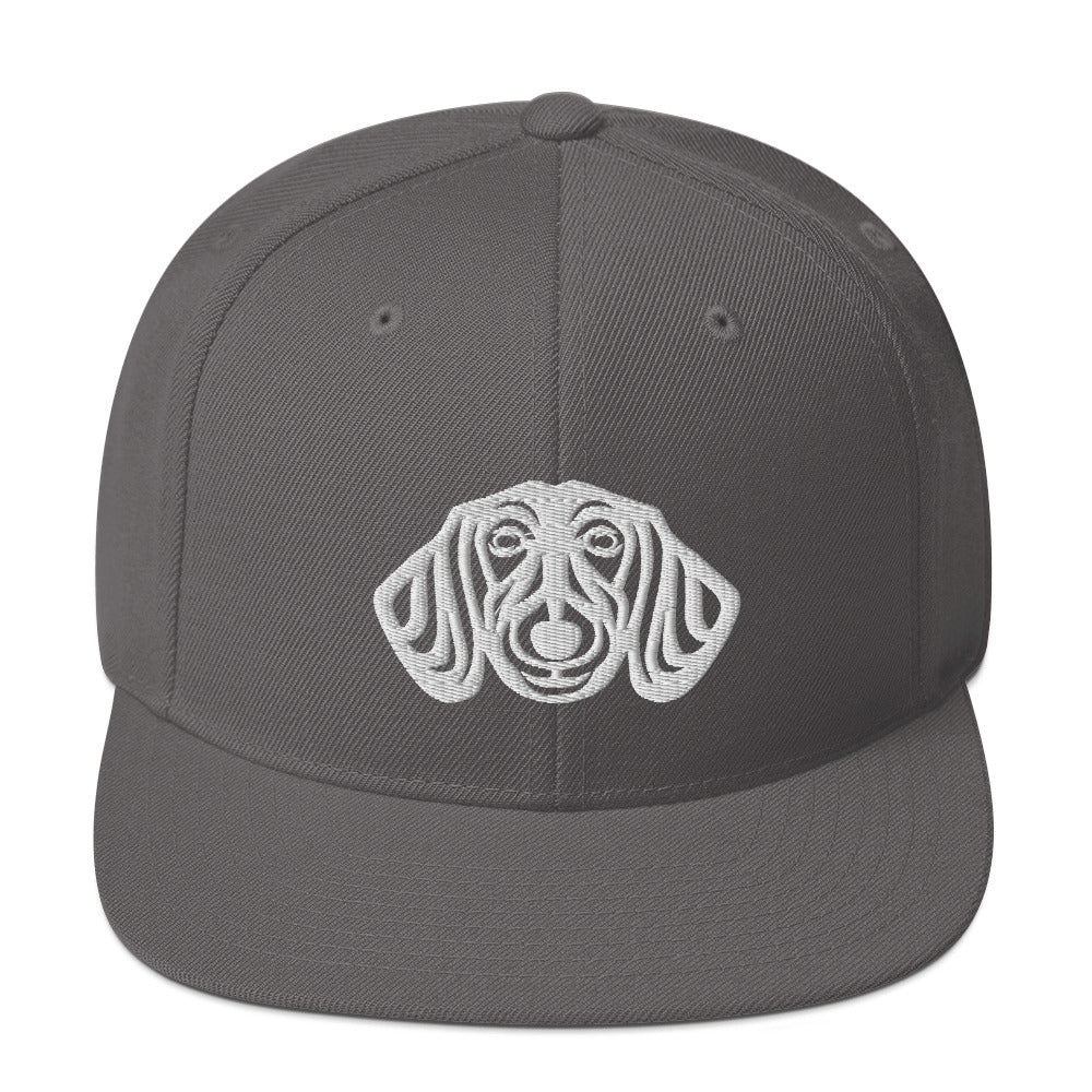 Boné Snapback Dachshund - Tribal - i-animals