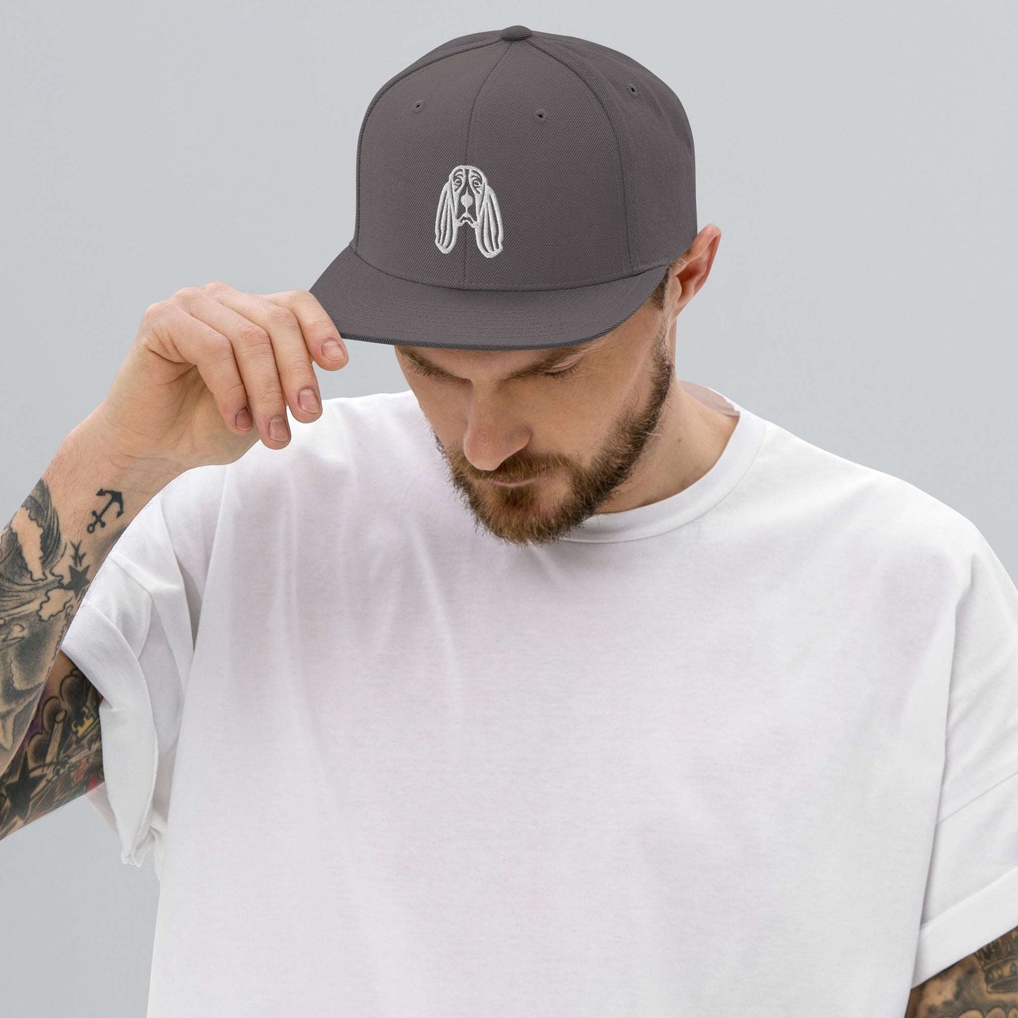 Boné Snapback Basset Hound - Tribal - i-animals