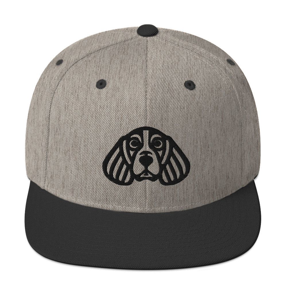 Boné Snapback Beagle - Tribal - Cores Claras - i-animals