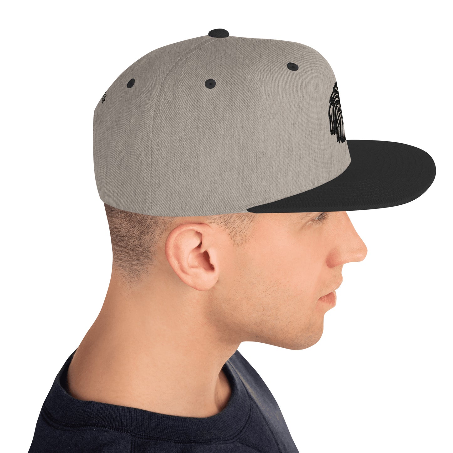 Boné Snapback Shih Tzu - Tribal - Cores claras - i-animals