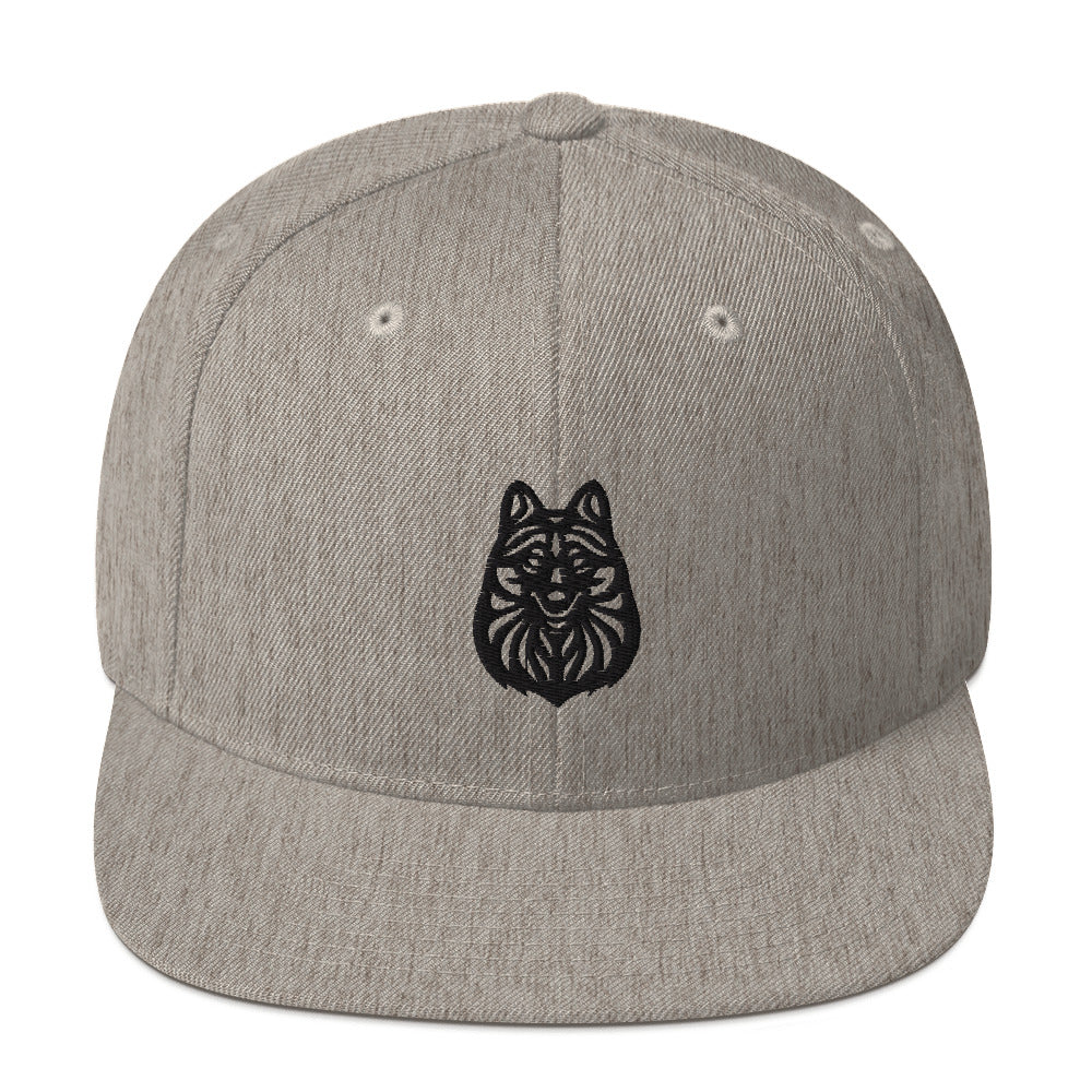 Boné Snapback Schipperke - Tribal - Cores claras - i-animals