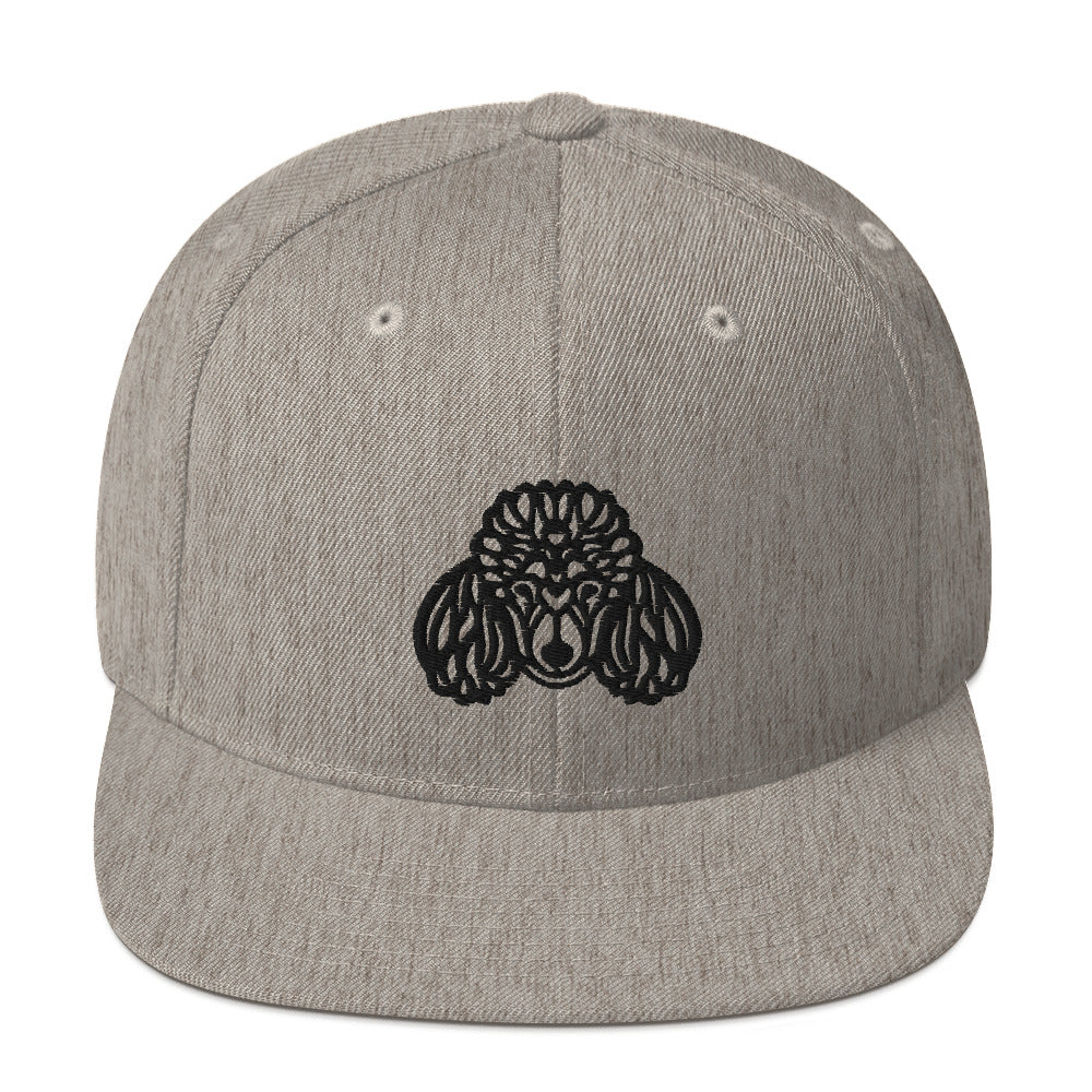 Boné Snapback Poodle - Tribal - Cores claras - i-animals