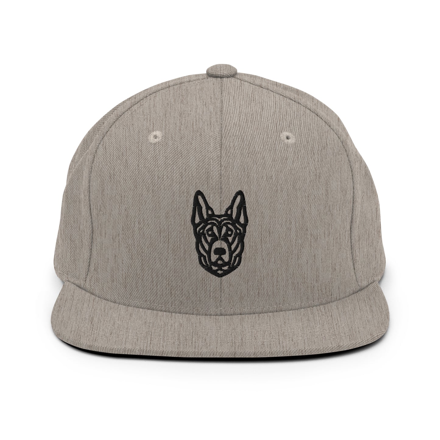 German Shepherd Snapback Cap - Tribal - Light Colors