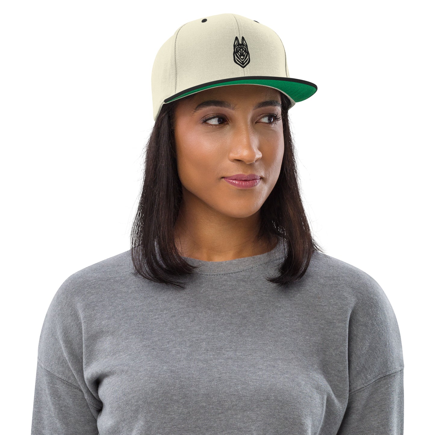 Boné Snapback Malinois - Tribal - Cores claras - i-animals