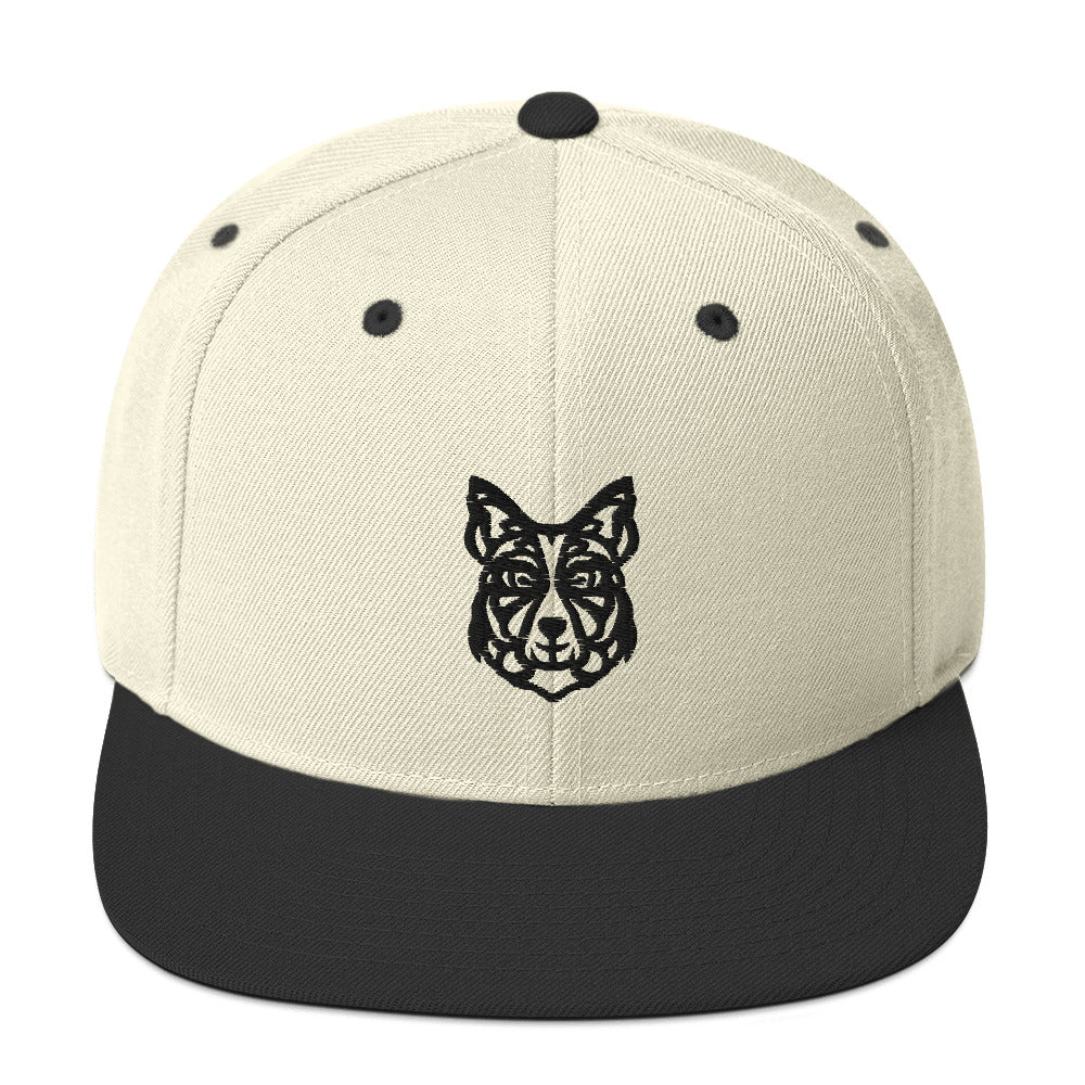 Boné Snapback Border Collie - Tribal - Light - i-animals