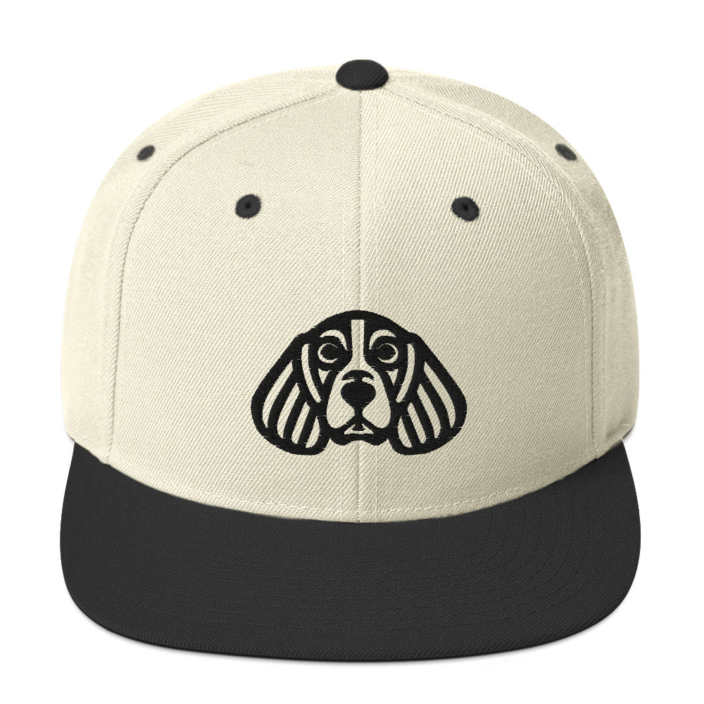 Boné Snapback Beagle - Tribal - Cores Claras - i-animals