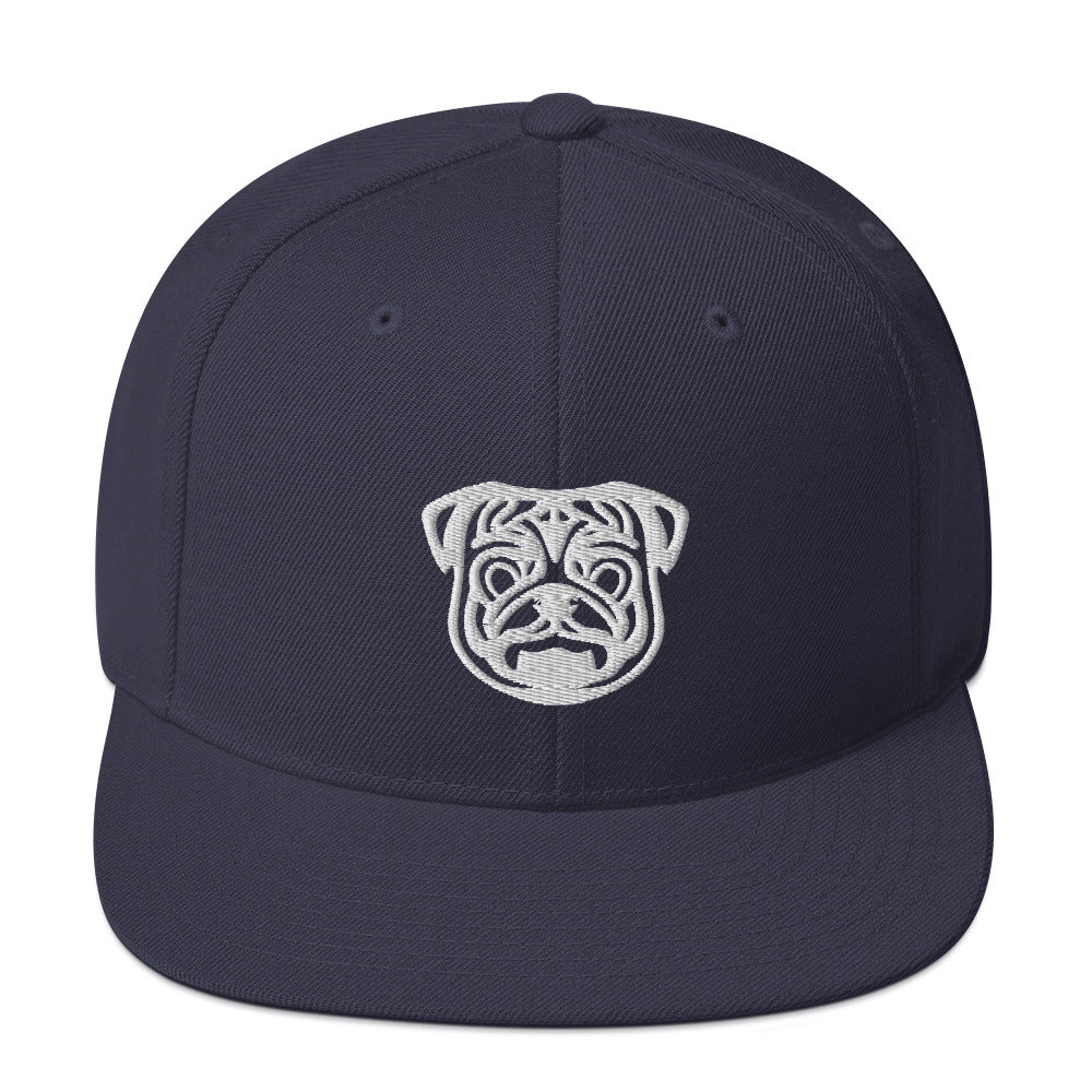 Boné Snapback Pug - Tribal - i-animals