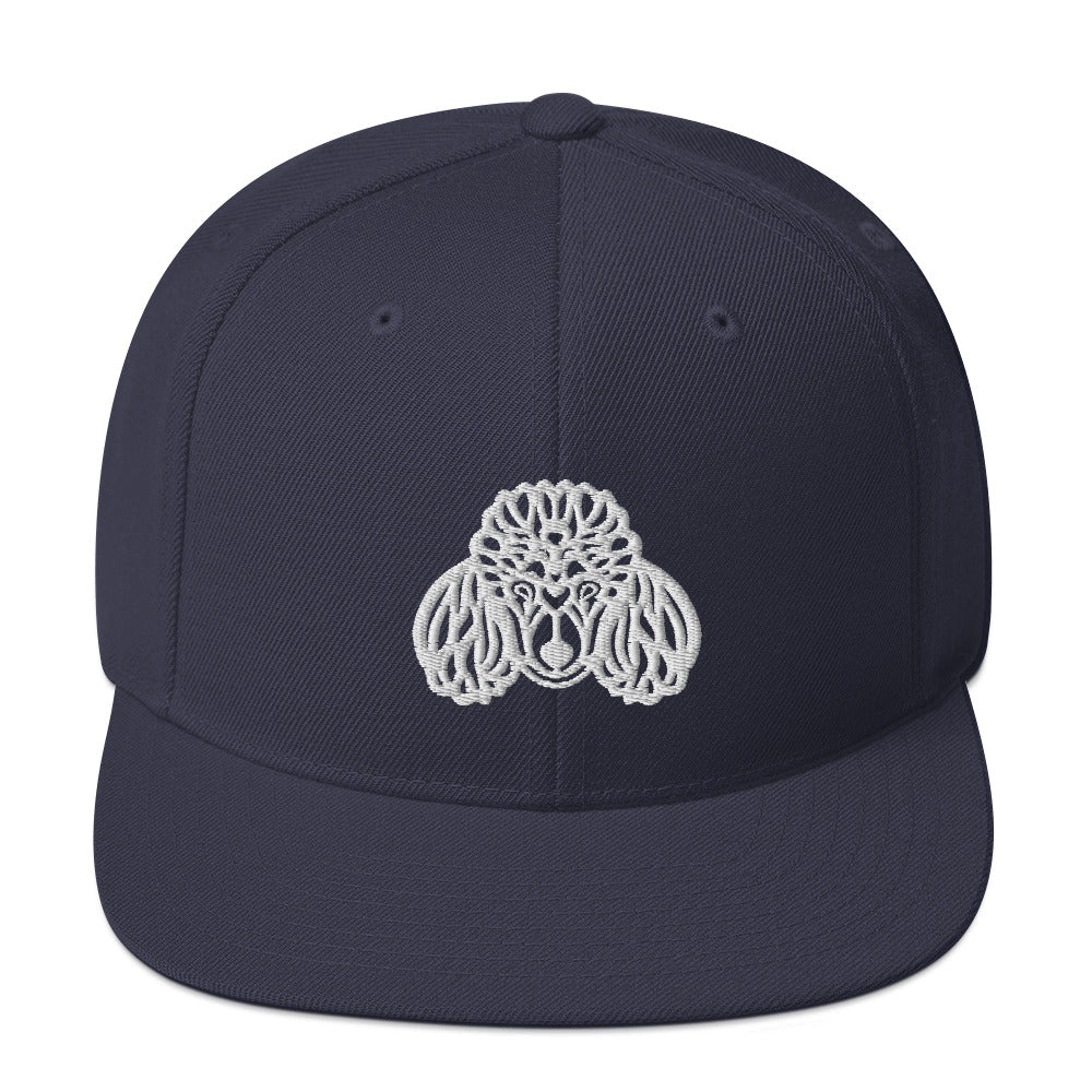 Boné Snapback Poodle - Tribal - i-animals