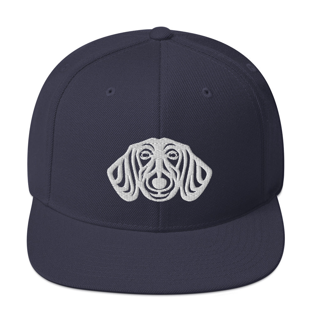 Boné Snapback Dachshund - Tribal - i-animals