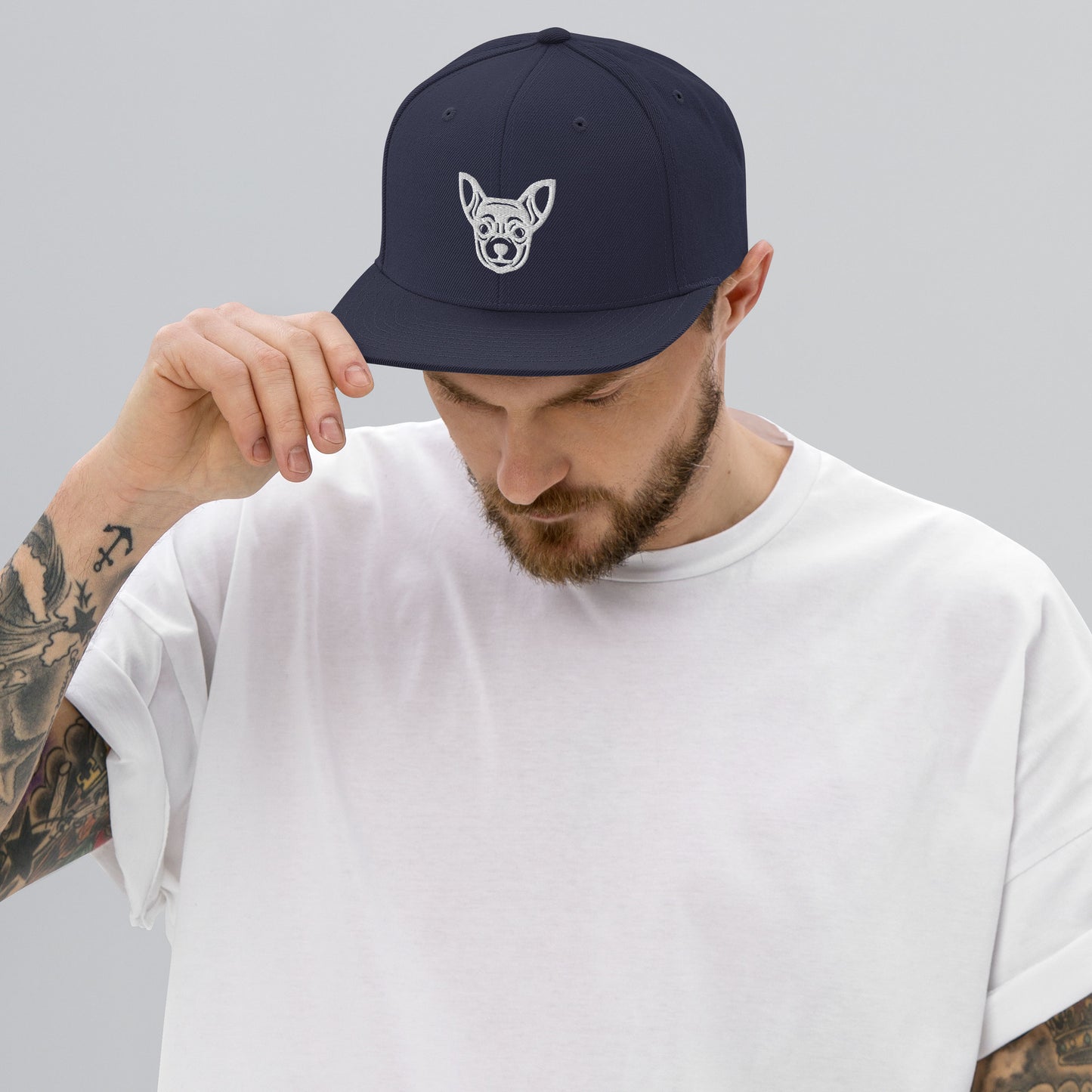 Boné Snapback Chihuahua - Tribal - i-animals