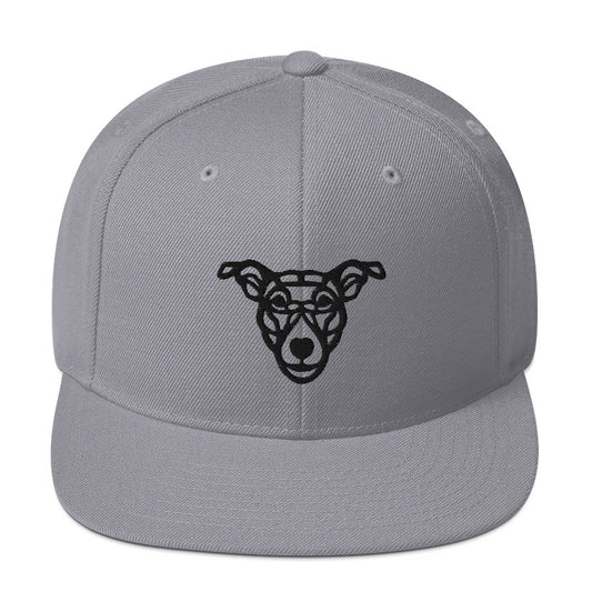 Boné Snapback “cão vira-lata” - Tribal - Cores claras - i-animals