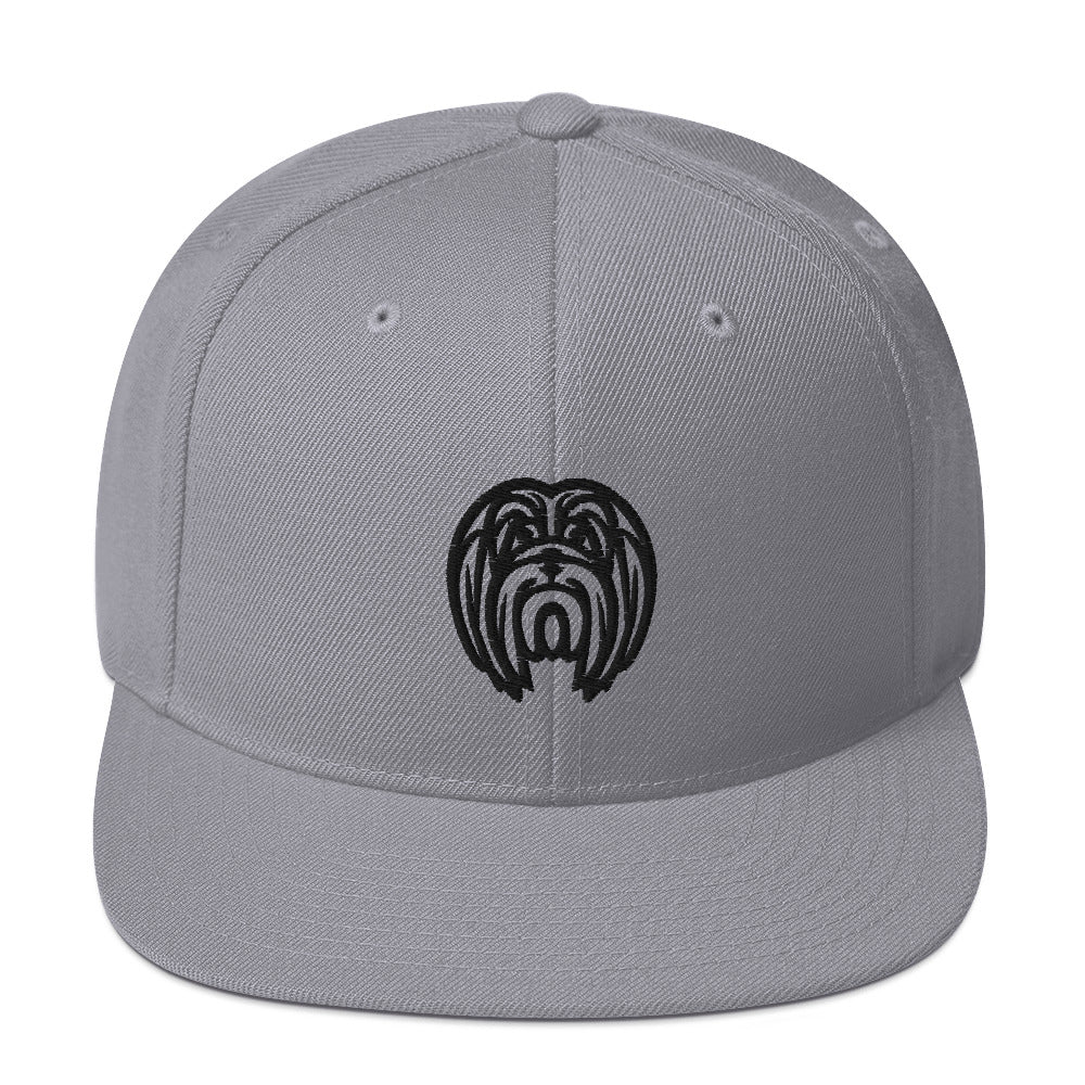 Boné Snapback Lhasa Apso - Tribal - Cores claras - i-animals