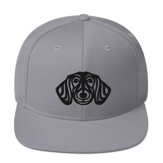 Boné Snapback Dachshund - Tribal - Cores claras - i-animals