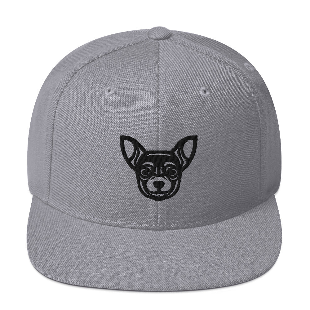 Boné Snapback Chihuahua - Tribal - Cores claras - i-animals